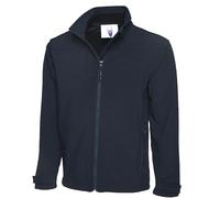 Uneek Soft Shell Jacket Waterproof Windproof Fleece XS-4XL Black Navy Grey UC611