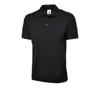 Uneek UC101 Classic Polo Shirt 220GSM Black M Colour: Black, Size: M M