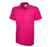 Uneek UC101 Classic Polo Shirt 220GSM Hot Pink 2XL Colour: Hot Pink, S 2XL