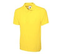 Uneek UC101 Classic Polo Shirt 220GSM Yellow S Colour: Yellow, Size: S S