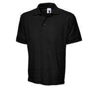 Uneek UC102 Premium Poloshirt 250GSM Black 5XL Colour: Black, Size: 5X 5XL