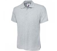 Uneek UC103 Childrens Poloshirt Heather Grey 3/4 Yrs Colour: Heather G 3/4 Yrs