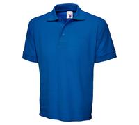 Uneek UC104 Ultimate Poloshirt 250GSM Royal 2XL Colour: Royal, Size: 2 2XL