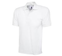 Uneek UC104 Ultimate Poloshirt 250GSM White L Colour: White, Size: L L