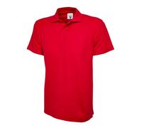 Uneek UC105 Active Poloshirt 200GSM Red 5XL Colour: Red, Size: 5XL 5XL
