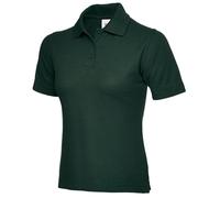 Uneek UC106 Ladies Polo Shirt 220GSM Bottle Green XL Colour: Green, Si XL