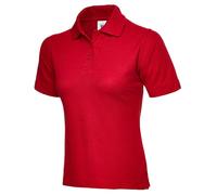 Uneek UC106 Ladies Polo Shirt 220GSM Red 4XL Colour: Red, Size: 4XL 4XL
