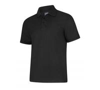 Uneek UC108 Deluxe Polo Shirt 220GSM Black 6XL Colour: Black, Size: 6X 6XL