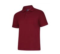 Uneek UC108 Deluxe Polo Shirt 220GSM Maroon S Colour: Maroon, Size: S S