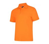 Uneek UC108 Deluxe Polo Shirt 220GSM Orange M Colour: Orange, Size: M M