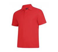 Uneek UC108 Deluxe Polo Shirt 220GSM Red M Colour: Red, Size: M M