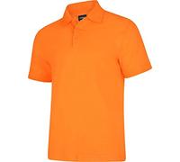 Uneek Uc108 Deluxe Polo Shirt Orange L