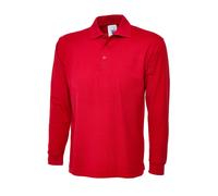 UNEEK UC113 Men’s Long Sleeve Polo Shirt | 220gsm Heavyweight Workwear & Casual