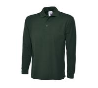 UNEEK UC113 Plain Collared Classic Work Wear Top Long Sleeve Polo Casual Shirt