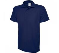 Uneek UC114 Mens Active Cotton Poloshirt French Navy 2XL Colour: Frenc 2XL