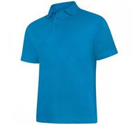Uneek UC114 Mens Active Cotton Poloshirt Sapphire L Colour: Sapphire, L