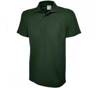Uneek UC116 Childrens Active Cotton Poloshirt Bottle Green 9/10 YRS Co 9/10 YRS