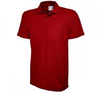 Uneek UC116 Childrens Active Cotton Poloshirt Red 11/13 YRS Colour: Re 11/13 YRS