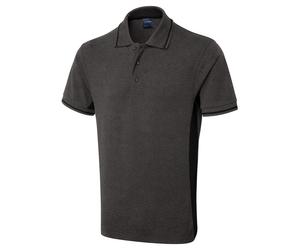UNEEK UC117 Men’s Two Tone Polo Shirt | Contrast Side Panel Poloshirt | Workwear
