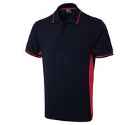 Uneek UC117 Mens Two Tone Poloshirt Contrast Colour Side Panels Polo T Tee Shirt