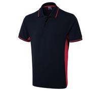 Uneek UC117 Mens Two Tone Poloshirt Contrast Colour Side Panels Polo T Tee Shirt