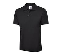 Uneek UC124 - Black - 3XL - 175 GSM - Olympic Polo Shirt XXXL Large