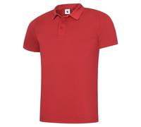 Uneek UC127 Mens Super CoolWorkwear Polo Shirt 200GSM Red XL Colour: R XL