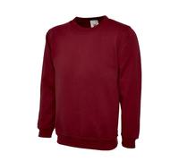 Uneek UC201 Premium Sweatshirt 350GSM Maroon XL Colour: Maroon, Size: XL