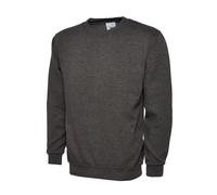 Uneek UC203 Classic Sweatshirt 300GSM Charcoal 3XL Colour: Charcoal, S 3XL
