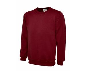 Uneek UC203 Unisex Classic Sweatshirt Brushed Jumper Thick Casual Pullover Sweat