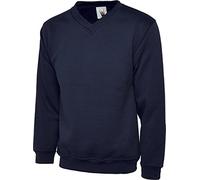 Uneek Uc204 Premium V-neck Sweatshirt Navy 2xl