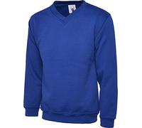 Uneek Uc204 Premium V-neck Sweatshirt Royal 3xl