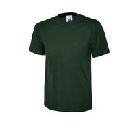 Uneek UC302 Premium T-Shirt 200GSM Bottle Green XL Colour: Green, Size XL