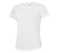 Uneek UC316 Ladies Ultra Cool T-Shirt 140GSM White 2XL Colour: White, 2XL
