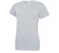 Uneek UC318 Ladies Classic Crew Neck T-Shirt Heather Grey XL Colour: H XL