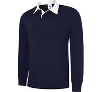 Uneek Uc402 Classic Rugby Shirt Navy M