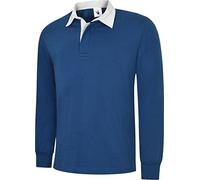 Uneek Uc402 Classic Rugby Shirt Royal M