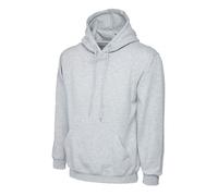 Uneek UC501 Heavyweight Hooded Sweatshirt Heather Grey L Colour: Heath L
