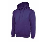 Uneek UC502 Classic Hooded Sweatshirt Casual Pullover Thick Sports Jumper Hoody