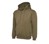 Uneek UC502 Classic Hoodie 300GSM Military Green XL Colour: Military G XL