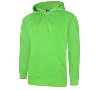 Uneek UC509 - Deluxe Hooded Sweatshirt 280GSM - Lime - Small - S