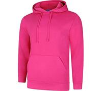 Uneek Uc509 Deluxe Hooded Sweatshirt Hot Pink 3xl