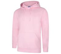 Uneek UC509 Deluxe Hooded Sweatshirt Pink L Colour: Pink, Size: L L