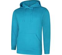 Uneek Uc509 Deluxe Hooded Sweatshirt Sapphire Blue 3xl
