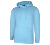 Uneek UC509 Deluxe Hooded Sweatshirt Sky M Colour: Sky, Size: M M