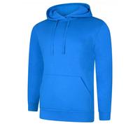 Uneek Mens Classic Plain Pullover Hooded Sweatshirt Hoodie Sweater