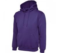 Uneek UC510 Womens Deluxe Hooded Sweatshirt Purple 2XL Colour: Purple, 2XL