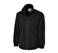 Uneek UC601 Premium Full Zip Micro Fleece Jacket 380GSM Black 4XL Colo 4XL