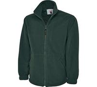 Uneek Uc601 Premium Full Zip Micro Fleece Jacket Bottle Green 2xl