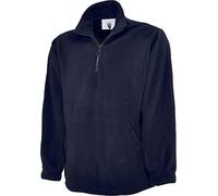 Uneek Uc602 Premium 1/4 Zip Micro Fleece Jacket Navy 3xl